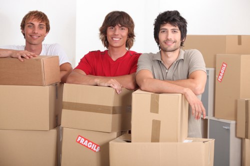 Professional movers handling furniture in Bayswater
