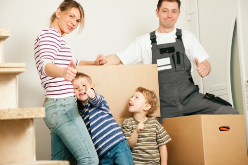 Packing boxes for a Bayswater home move